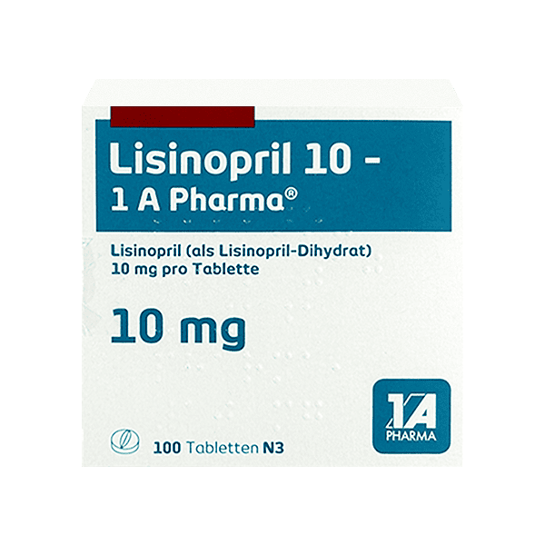 Lisinopril - 1 A Pharma 10 mg